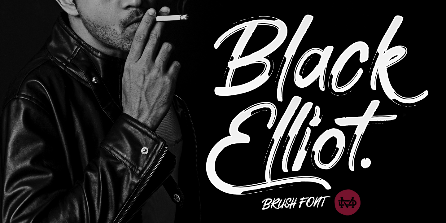 Пример шрифта Black Elliot